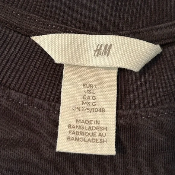 H&M Black Oversized Graphic Tee with Blue and White Blondie Print - Picture 3 of 7